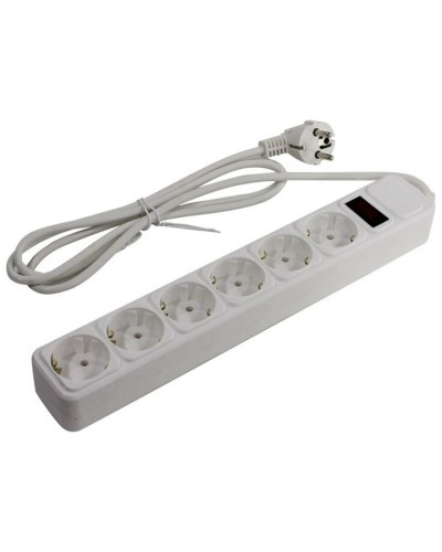 SP6W-150. Сетевой фильтр 6 розеток, 5м, белый. 5bites в Нижневартовске