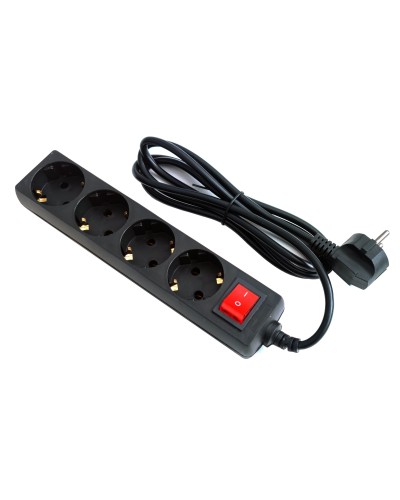 SP4B-218. Сетевой фильтр 4 розетки, 1,8м черный. 5bites в Нижневартовске