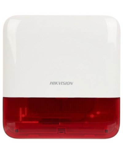 DS-PS1-E-WE Red Indicator. Оповещатель свето-звуковой радиоканальный уличный. AX PRO Hikvision в Нижневартовске