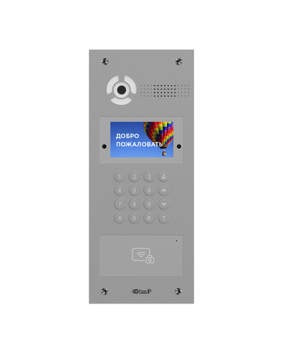 AA-07FBV SILVER. Вызывная панель IP-домофона. BAS-IP в Нижневартовске