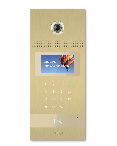 AA-12FB GOLD. Вызывная панель подъездного IP-домофона. BAS-IP в Нижневартовске
