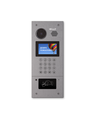 AA-07FB SILVER. Вызывная панель IP-домофона. BAS-IP в Нижневартовске
