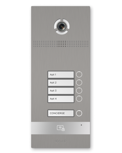BI-04FB SILVER. Вызывная панель IP-домофона. BAS-IP в Нижневартовске