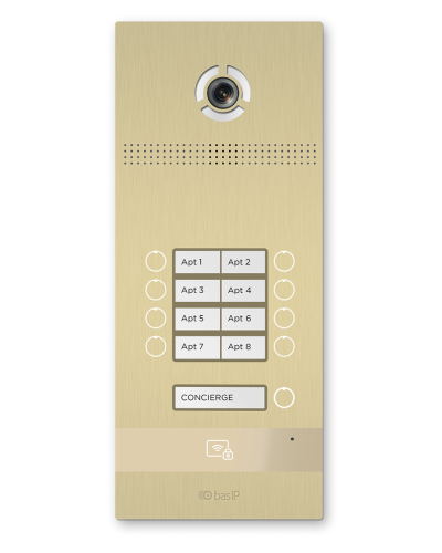 BI-08FB GOLD. Вызывная панель IP-домофона. BAS-IP в Нижневартовске