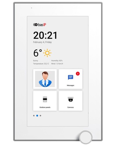 AZ-07L WHITE. Монитор IP-видеодомофона цветной. BAS-IP в Нижневартовске
