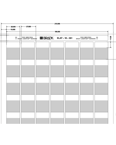 ELAT-18-361-2.5 (уп. 2500 шт.): Этикетка в Нижневартовске