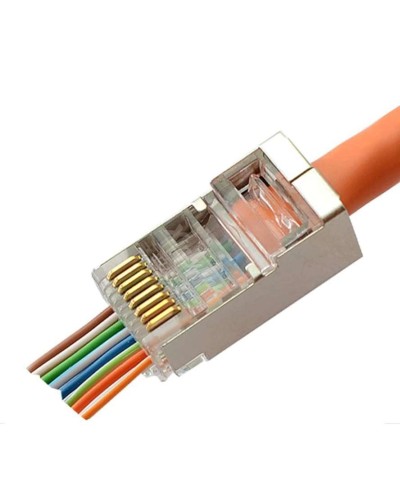8P8C-SH-FC (100 шт) (10796c). Разъем RJ-45. CABEUS в Нижневартовске