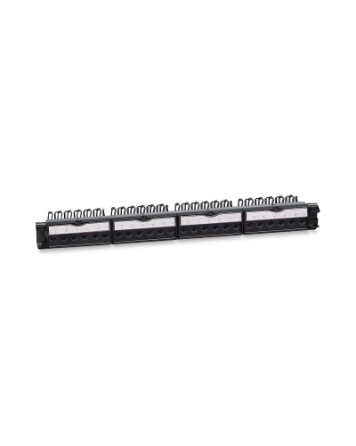 PL-24-KJ-RJ45-Cat.6-180T (11831c): Патч-панель 19" (1U), 24 порта RJ-45, категория 6, с задним кабельным организатором в Нижневартовске