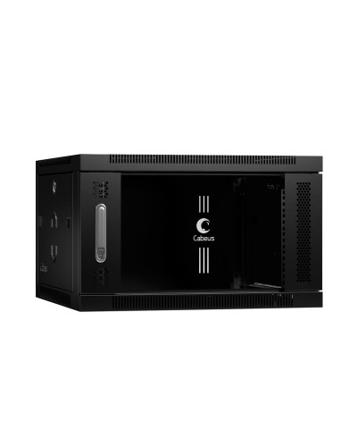 SH-05F-6U60/35-BK (8608c). Шкаф телекоммуникационный 19 настенный 6U. CABEUS в Нижневартовске