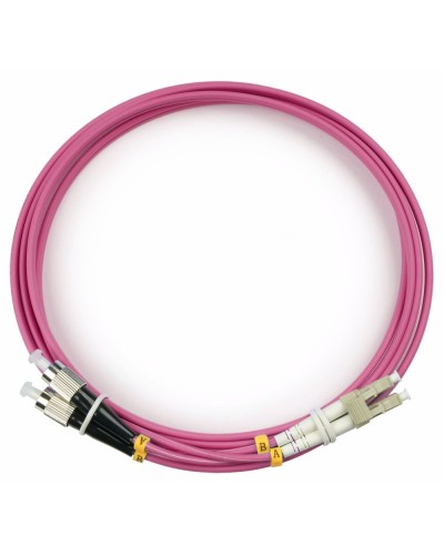 FOP-50-OM4-LC-FC-1m (9150c). Патч-корд оптический. CABEUS в Нижневартовске
