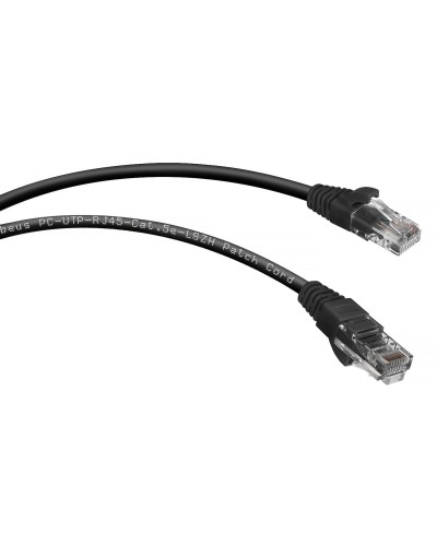 PC-UTP-RJ45-Cat.5e-2m-BK-LSZH (9539c), чёрный. Патч-корд медный. CABEUS в Нижневартовске