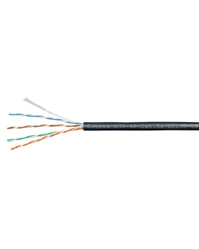 UTP-4P-Cat.5e-SOLID-LSZH-BK (9781c). Кабель «витая пара» (LAN) для структурированных систем связи. CABEUS в Нижневартовске