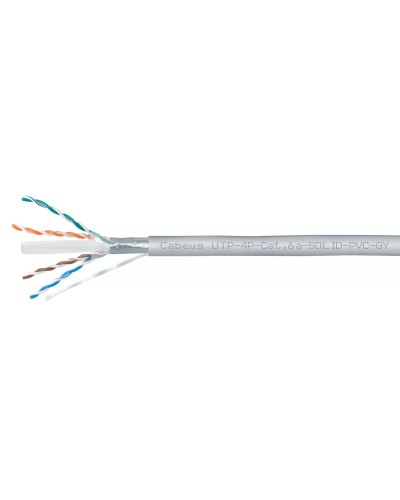 UTP-4P-Cat.6a-SOLID-PVC-GY (11373c). Кабель «витая пара» (LAN) для структурированных систем связи. CABEUS в Нижневартовске