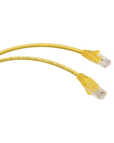 PC-UTP-RJ45-Cat.5e-0.3m-YL-LSZH (9495c), желтый. Патч-корд медный. CABEUS в Нижневартовске