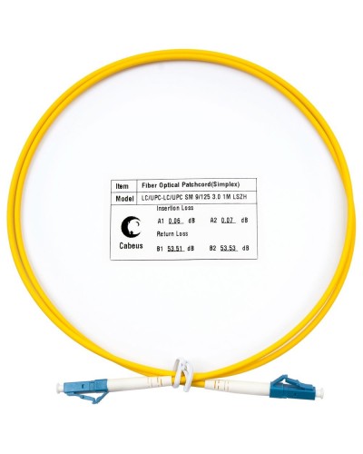 FOP(s)-9-LC-LC-0,5m (8807c). Патч-корд оптический. CABEUS в Нижневартовске