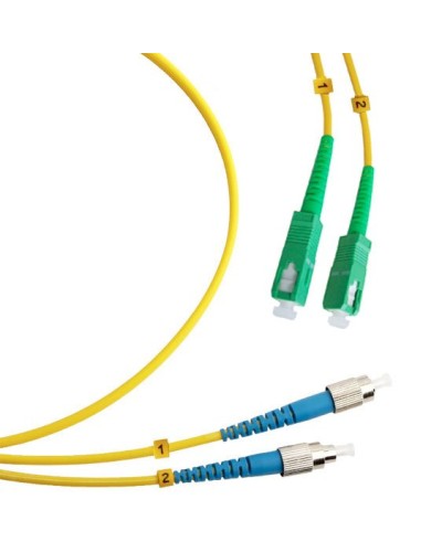 FOP(d)-9-SC/APC-FC/UPC-25m (8130c). Патч-корд оптический. CABEUS в Нижневартовске