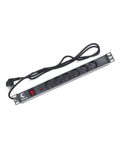 PDU-6P-F-2EU (7296c). Блок розеток 19. CABEUS в Нижневартовске