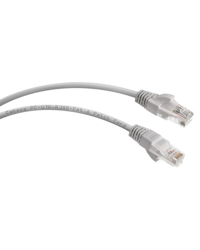 PC-UTP-RJ45-Cat.6-2m (7268c), серый. Патч-корд медный. CABEUS в Нижневартовске