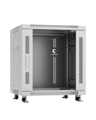 SH-05C-12U60/60 (7645c). Шкаф телекоммуникационный 19 напольный 12U. CABEUS в Нижневартовске