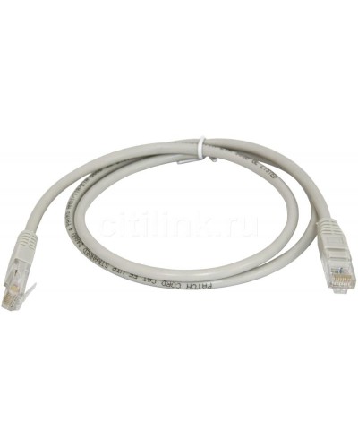 PC-UTP-RJ45-Cat.5e-0.3m (7209c), серый. Патч-корд медный. CABEUS в Нижневартовске