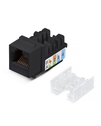 KJ-RJ45-Cat.5e-90-SW-BK (10101c): Вставка Keystone Jack RJ-47 в Нижневартовске