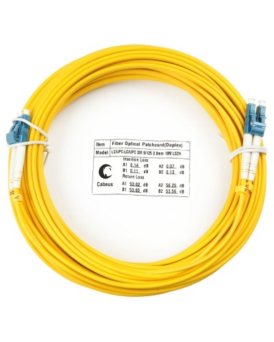 FOP(d)-9-LC-LC-1,5m (7514c). Патч-корд оптический. CABEUS в Нижневартовске