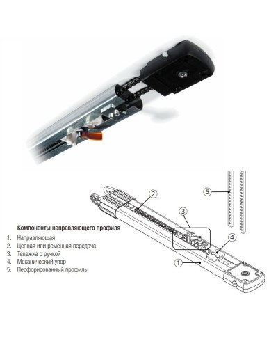 CAME V0683. Профиль направляющий. CAME в Нижневартовске