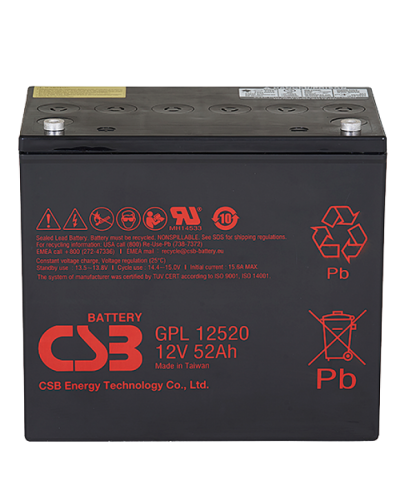 CSB GPL 12520. Аккумулятор герметичный свинцово-кислотный. CSB в Нижневартовске