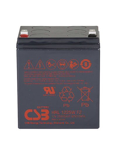 CSB HRL 1225W. Аккумулятор герметичный свинцово-кислотный. CSB в Нижневартовске