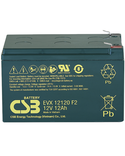 CSB EVX 12120. Аккумулятор герметичный свинцово-кислотный. CSB в Нижневартовске