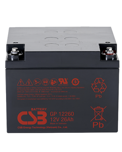 CSB GP 12260. Аккумулятор герметичный свинцово-кислотный. CSB в Нижневартовске