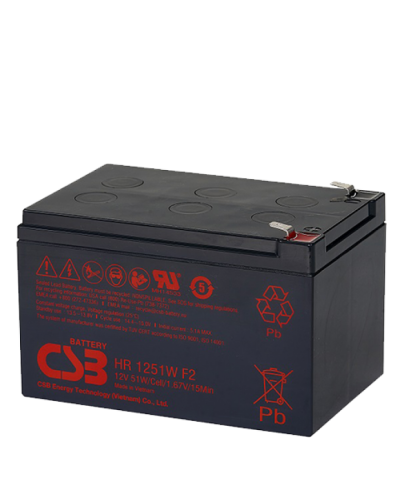 CSB HR 1251W. Аккумулятор герметичный свинцово-кислотный. CSB в Нижневартовске