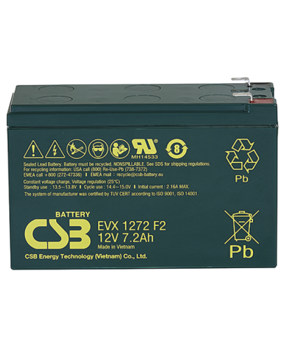 CSB EVX 1272. Аккумулятор герметичный свинцово-кислотный. CSB в Нижневартовске