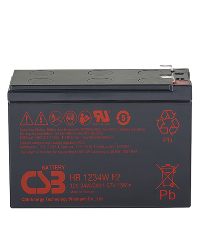 CSB HR 1234W. Аккумулятор герметичный свинцово-кислотный. CSB в Нижневартовске