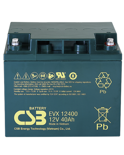 CSB EVX 12400. Аккумулятор герметичный свинцово-кислотный. CSB в Нижневартовске