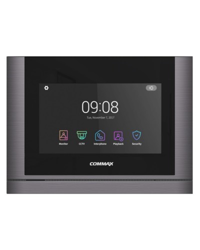 CDV-1024MA/VZ (темное серебро). Монитор видеодомофона цветной. Commax в Нижневартовске