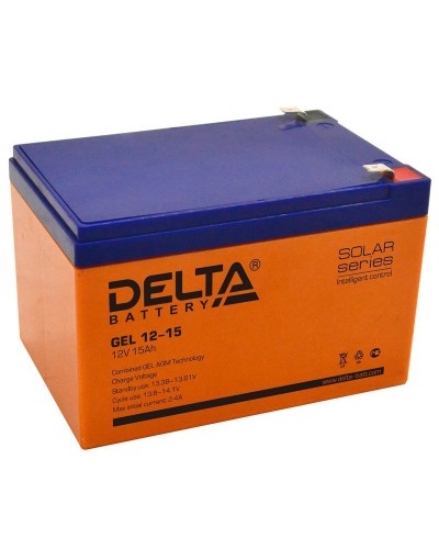 Delta GEL 12-15. Аккумулятор герметичный свинцово-кислотный. Delta в Нижневартовске