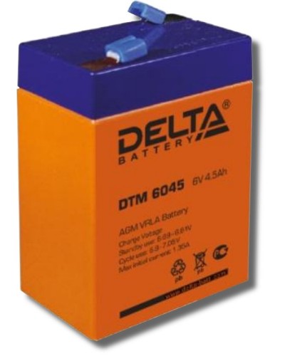 Delta DTM 6045. Аккумулятор герметичный свинцово-кислотный. Delta в Нижневартовске