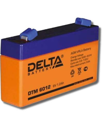 Delta DTM 6012. Аккумулятор герметичный свинцово-кислотный. Delta в Нижневартовске