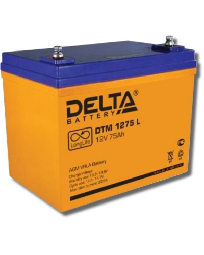 Delta DTM 1275 L. Аккумулятор герметичный свинцово-кислотный. Delta в Нижневартовске