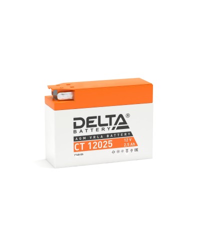 Delta CT 12025. Аккумулятор герметичный свинцово-кислотный стартерный. Delta в Нижневартовске