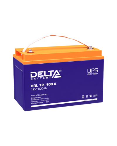 Delta HRL 12-100 X. Аккумулятор герметичный свинцово-кислотный. Delta в Нижневартовске