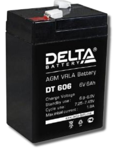 Delta DT 606. Аккумулятор герметичный свинцово-кислотный. Delta в Нижневартовске
