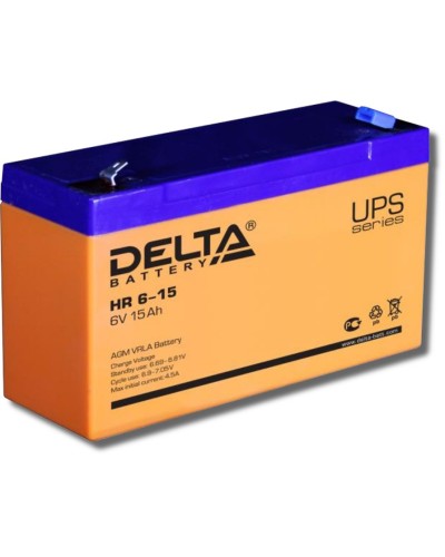 Delta HR 6-15. Аккумулятор герметичный свинцово-кислотный. Delta в Нижневартовске