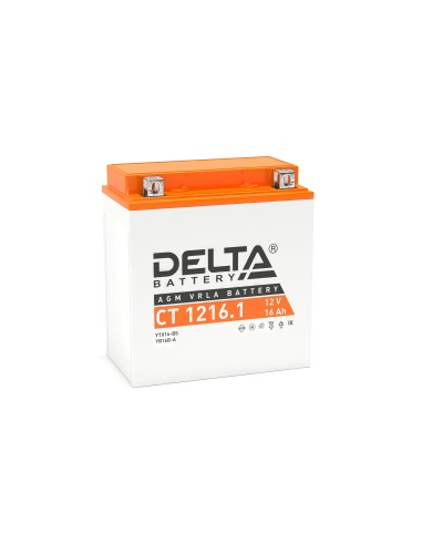 Delta CT 1216.1. Аккумулятор герметичный свинцово-кислотный стартерный. Delta в Нижневартовске