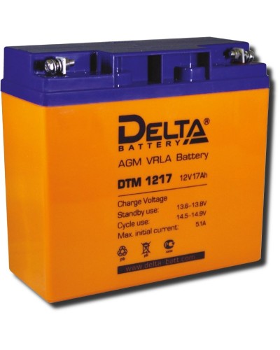 Delta DTM 1217. Аккумулятор герметичный свинцово-кислотный. Delta в Нижневартовске