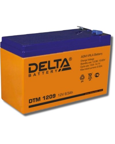 Delta DTM 1209. Аккумулятор герметичный свинцово-кислотный. Delta в Нижневартовске