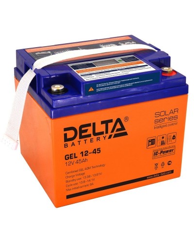 Delta GEL 12-45. Аккумулятор герметичный свинцово-кислотный. Delta в Нижневартовске