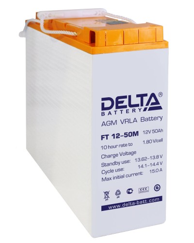 Delta FT 12-50 M. Аккумулятор герметичный свинцово-кислотный. Delta в Нижневартовске
