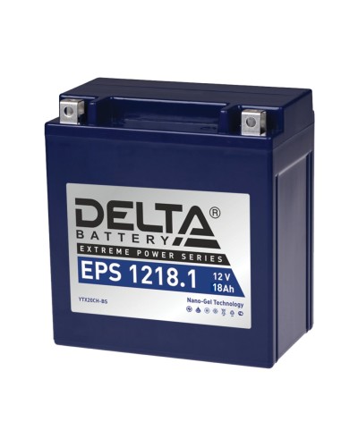 Delta EPS 1218.1. Аккумулятор герметичный свинцово-кислотный стартерный. Delta в Нижневартовске